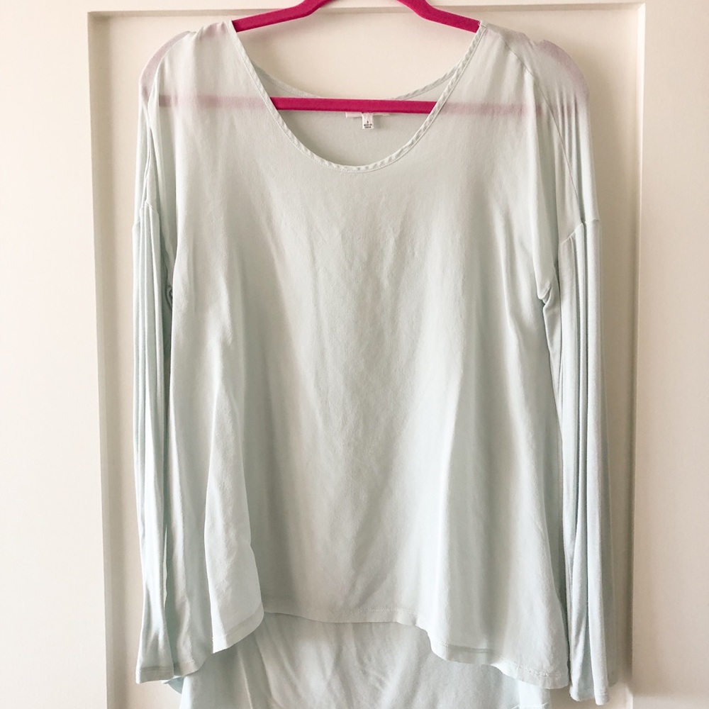 Wilfred 100% silk flowy shirt